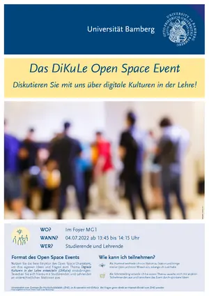 Plakat DiKuLe Open Space Event