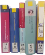 Textbooks from behind