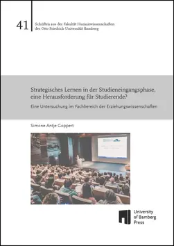 book cover of "Strategisches Lernen in der Studieneingangsphase, eine Herausforderung für Studierende? : Eine Untersuchung im Fachbereich der Erziehungswissenschaften"