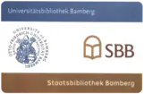 Library card of the Bamberg University and the Bamberg State Library