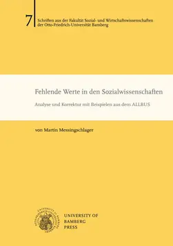 Buchcover von "Fehlende Werte in den Sozialwissenschaften : Analyse und Korrektur mit Beispielen aus dem ALLBUS"