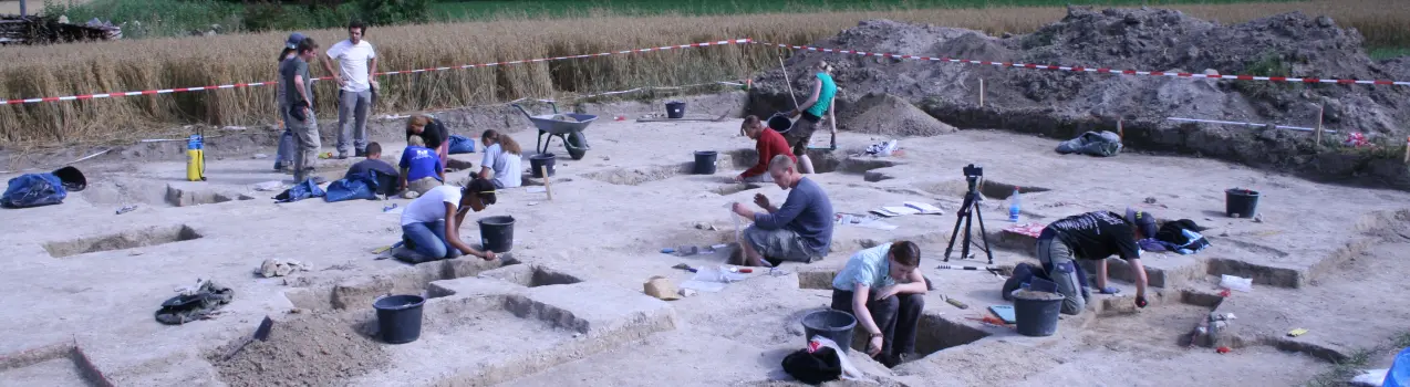 Archäologische Ausgrabung der Uni Bamberg