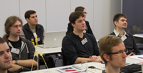 Die Bamberger Teilnehmer des Workshops, v.l.n.r. Jörg Lenhard, Christian Preissinger, Simon Harrer