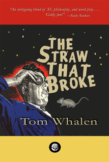 Book cover of “The Straw That Broke. Depicted is a man wearing sunglasses even though the sky in the background is dark and starry.