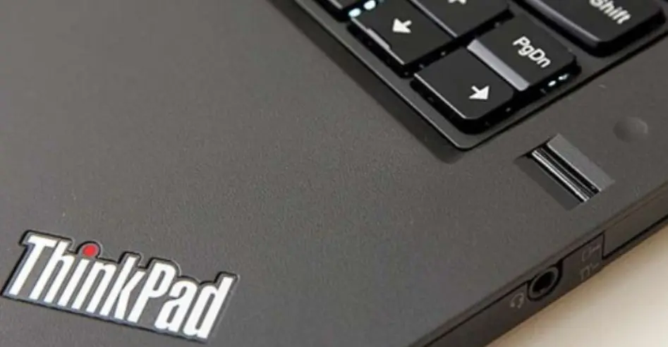 Abbildung 6: Fingerprintoption auf dem LenovoThinkpad