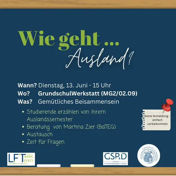 Wie geht Auslamdsstudium?