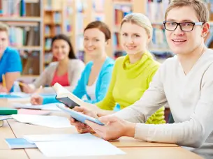 Learners in library