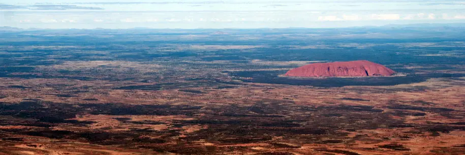 Aerial view of Australian Desert, Northern Territory