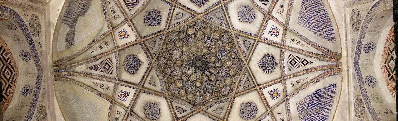 Wall paintings at Turbat-i Jam. 