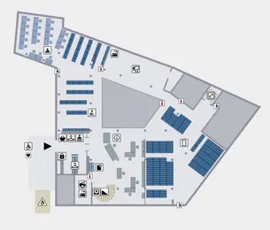 Floor plan of the ground floor of Branch Library 5 from the interactive floor plan