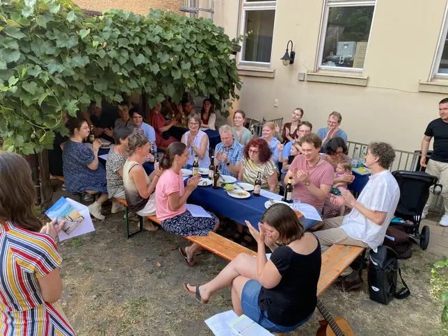 Gruppenfoto vom Sommerfest