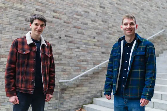 Nick Kalmbach und Jonas Wegener, Gründer der nightline Bamberg