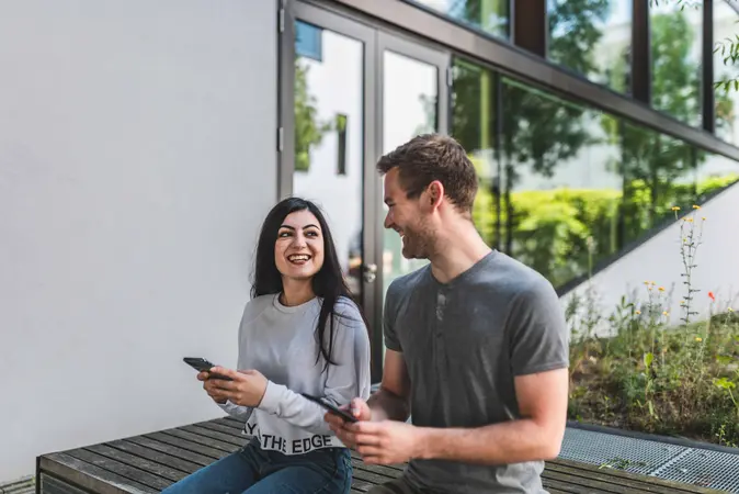 Studierende, Smartphones, Social Media, Universität Bamberg