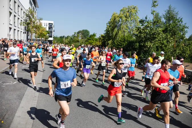 Beim neunten Bamberger Uni-Lauf traten 525 Läuferinnen und Läufer an.