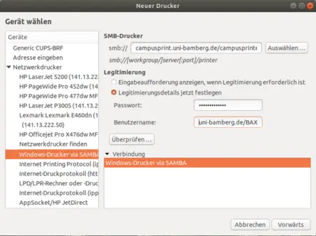 Neuer Drucker hinzufügen