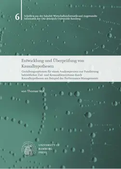 Buchcover von "Entwicklung und Überprüfung von Kausalhypothesen"