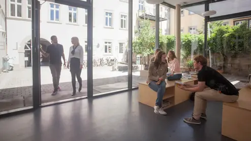 Studierendenkanzlei Eingangsbereich der Studienkanzlei