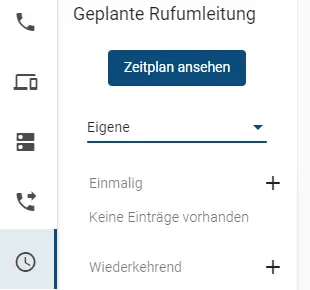 Ansicht Zeitplan definieren