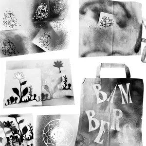 Stencil-Graffitis sprayen