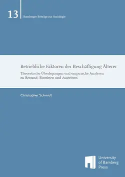 Buchcover von "Betriebliche Faktoren der Beschäftigung Älterer"