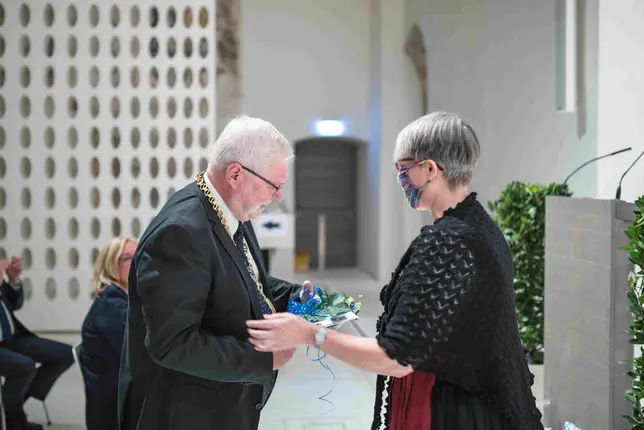 Godehard Ruppert, Kerstin Seidenath, AULA der Universität Bamberg