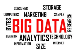Das Bild zeigt einen Cluster zum Thema "Big Data", dazu gehören unter anderem "Computer, Internet und Information"