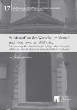 Buchcover von "Wiederaufbau der Warschauer Altstadt nach dem Zweiten Weltkrieg"