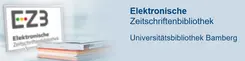 Das Bild zeigt das Kürzel "EZB". Es beutet Elektronische Zeitschriftenbibliothek.