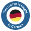 Button Course is taught in German
