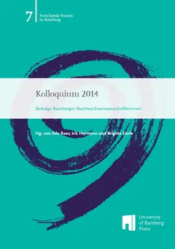 Buchcover von "Kolloquium 2014: Beiträge Bamberger Nachwuchswissenschaftlerinnen"