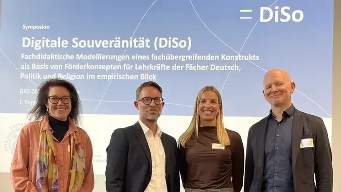 v.l.: Monika Oberle, Jörn Brüggemann, Carina Ascherl, Konstantin Lindner