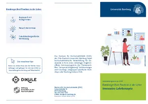 Flyer Bamberger Best Practices in der Lehre. Digitale Tools für selbstreguliertes Lernen und Planen