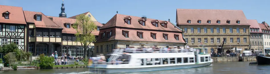 Bamberg - TB5 und Hochzeitshaus Blick auf die TB5 und das Hochzeitshaus im Sommer