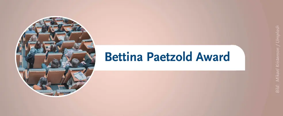 Header Image of Bettina Paetzold Award Page