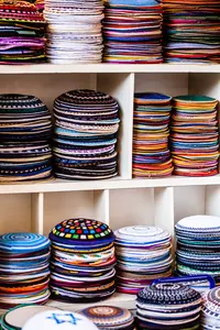 Yarmulke - traditional Jewish headwear, Israel.