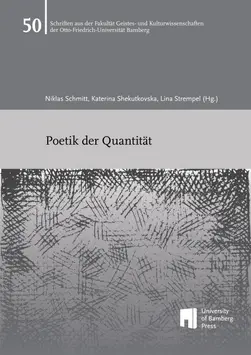 Buchcover von "Poetik der Quantität"