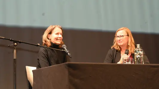 Alina Bronsky und Prof. Dr. Andrea Bartl