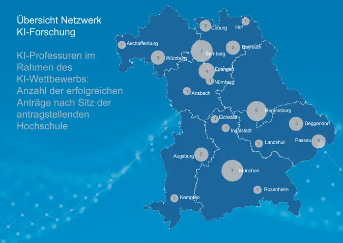 Die Universität Bamberg bekommt sieben Professuren mit Fokus auf Künstlicher Intelligenz.