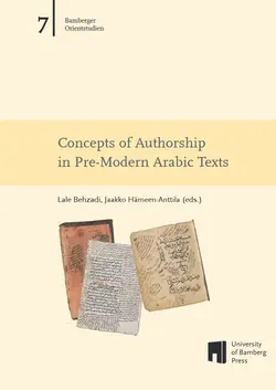 Buchcover von "Concepts of Authorship in Pre-Modern Arabic Texts"