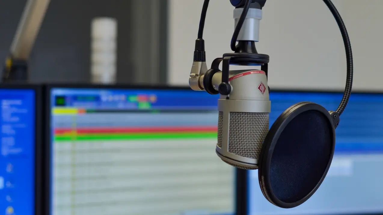 Aufnahmeequipment des Multimediastudios