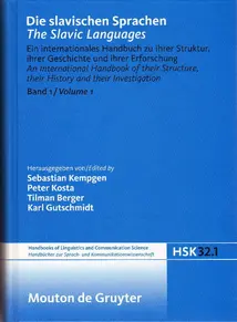 HSK-Handbuch "Die slavischen Sprachen" Bd. 1