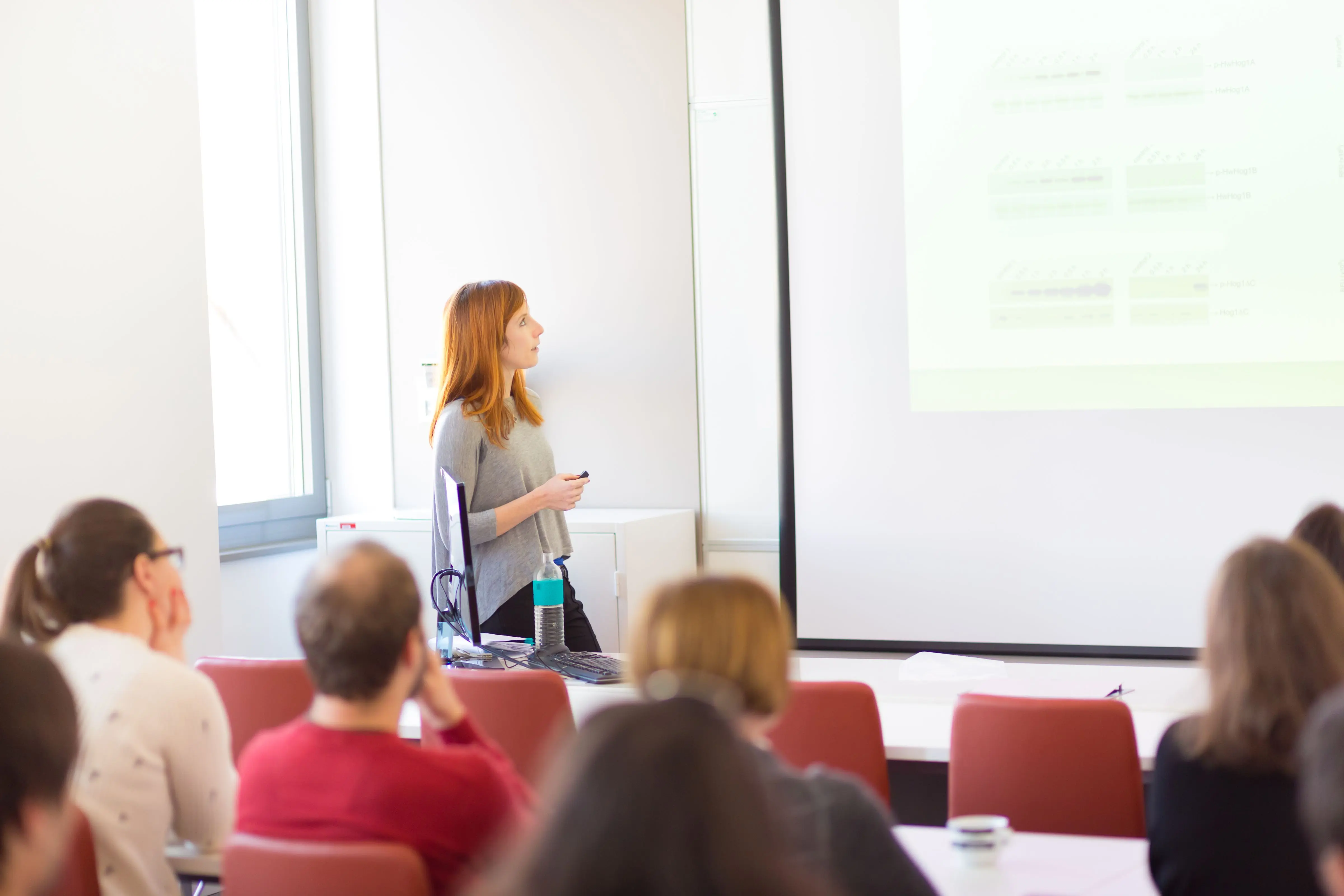 Lecture at university.