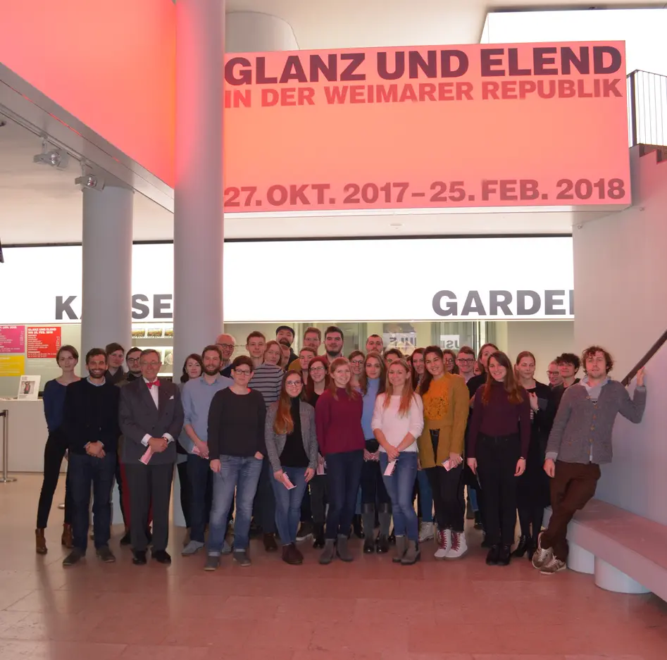 Gruppenbild in der Schirn Kunsthalle Frankfurt
