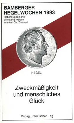 Buchcover von "Zweckmäßigkeit und menschliches Glück"