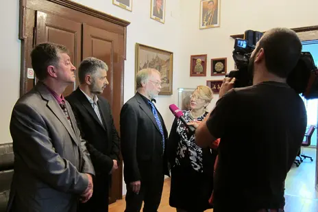 Pressekonferenz Uni Bitola