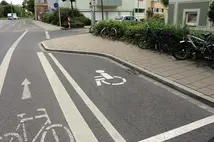 Behindertenparkplatz Augustenstraße