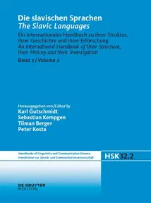 HSK "Die Slavischen Sprachen" Bd. 2