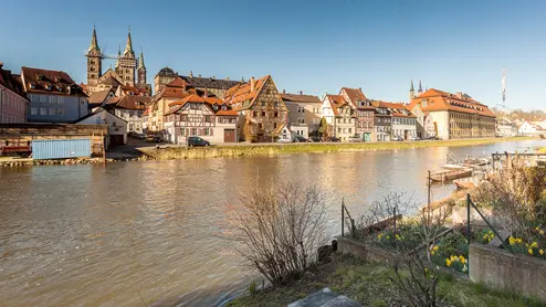 Bamberg panorama Regnitz und Sandgebiet von der TB5 aus gesehen