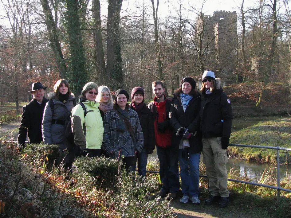 Group photo in Wilhemsbad park.