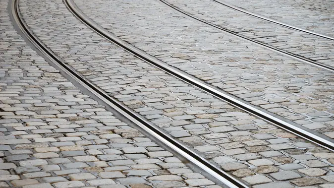 Tram tracks